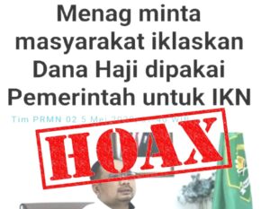 Kemenag: Narasi Menag Minta Dana Haji untuk IKN Itu Hoaks dan Fitnah