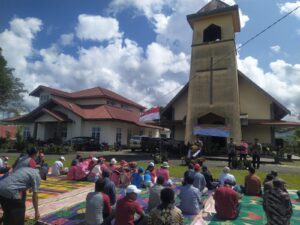 Peringati HUT RI Ke 77, Jemaat GKII Curup Gelar Upacara dan Ibadah Padang