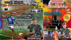 Open Turnamen Danyon Cup 2022 Total Hadiah Puluhan Juta Rupiah