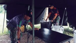 Bamak Dapur Umum Sokong Tenaga Satgas TMMD