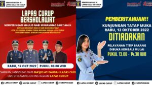 Peringatan Maulid Nabi Lapas Curup Digelar Live Streaming
