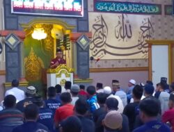 Safari Ramadhan ke Lapas Curup, Plt. Kakanwil Bengkulu Beri Tausiyah Warga Binaan