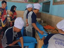 Jaga Kesehatan WBP, Lapas Curup Jaga Kebersihan Mulai Dari Dapur