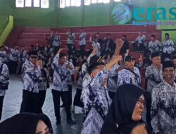 Gelar Aksi Solidaritas, Ratusan Pengurus PGRI Bengkulu Datangi Polres RL dan Guru Korban Ketapel