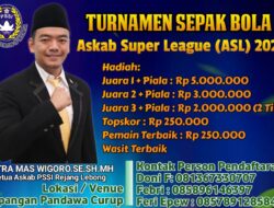 Askab PSSI Rejang Lebong Gelar Askab Super League 2023