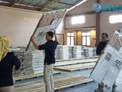 Ribuan Kotak Suara Pemilu 2024 Tiba Di Rejang Lebong