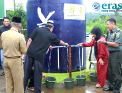 Sarana Air Bersih Kodim 0409 Rejang Lebong Mulai Dinikmati Warga