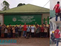 Tim Fogging Putra Mas Basmi Nyamuk DBD di Lingkungan Ponpes