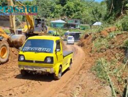 Tertimbun Longsor, Jalan Lintas Curup-Lebong Bisa Kembali Dilalui Kendaraan
