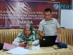 KPU Rejang Lebong Buka Perekrutan PPS Pilkada 2024