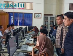 Ratusan Calon PPK di Rejang Lebong Jalani Tes Tertulis CAT