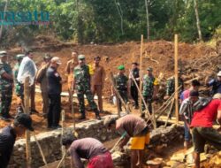 Tim Wasev Mabes TNI Tinjau Kegiatan TMMD Kodim 0409/RL