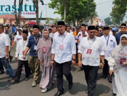 Diantar Ribuan Pendukung, HANDAL Daftar ke KPU Rejang Lebong