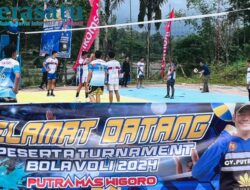 Putra Mas Wigoro Gelar Open Turnamen Bola Voli 2024