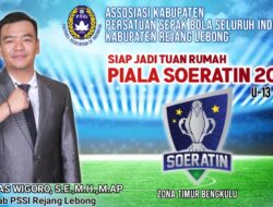 Askab PSSI Rejang Lebong Tuan Rumah Piala Soeratin Zona Timur
