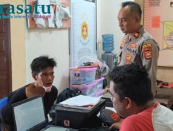 Dikejar Warga, Maling Motor Tabrak Trotoar Jalan