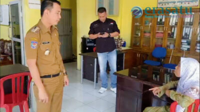 Sidak Bupati Rejang Lebong Dapati Kantor Lurah Kosong
