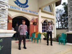 Pastikan Ibadah Umat Kristiani Berlangsung Aman, Polres Rejang Lebong Amankan Ibadah Paskah