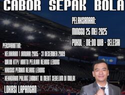 Askab PSSI Rejang Lebong Gelar Seleksi Terbuka Cabor Sepakbola untuk Porprov 2025