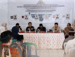 Serap Aspirasi Warga, DPRD Dapil II Rejang Lebong Gelar Reses di Kecamatan Selupu Rejang