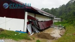 Belum Difungsikan, Kanopi Gedung KDMP di Desa Bioa Putiak Rusak Diterjang Angin Kencang