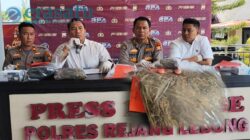 Sepekan, Polres Rejang Lebong Ungkap 6 Kasus Narkoba, 9 Tersangka Diamankan