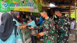 Satgas Puter Yonif 144 Jaya Yudha Edukasi Bahaya Abu Vulkanik dan Asap, di Pulau Enggano
