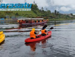 Asyik Main Kano, Motor Pengunjung Danau Mas Harun Bastari Raib