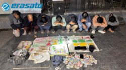 Gerebek Lokasi Judi Bola Gelinding di Karang Jaya, Polisi Amankan Delapan Orang 